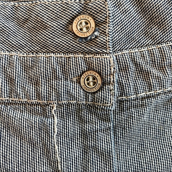 French Connection High Waisted Pleated Cuff Mom Short - Women's Size Medium - Picture 5 of 8